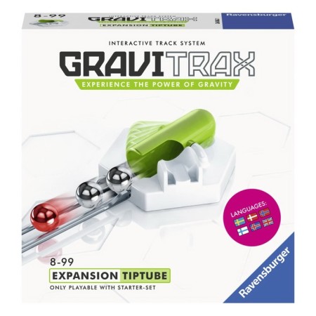 Additional set to the designer Ravensburger Gravitrax "Rails and Pipe"