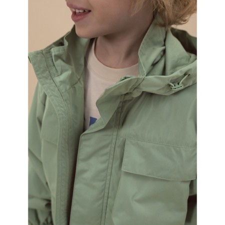 Windbreaker for boys, height 98 cm, green color-11
