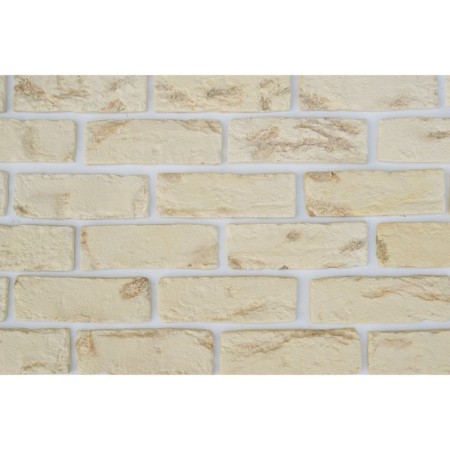 Gypsum tile "Vintage" 0.5 sq.m. (33pcs in a set) beige, 200x65 mm-1