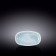 Wilmax England Coral Blue Super Ellipse dish, size 16x9 cm