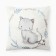 Case on the pillow Ethel "Gray Cat", 40*40 cm, 100 p/e, velor