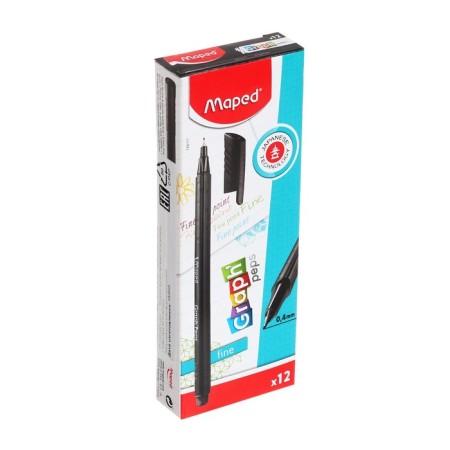 Handle capillary Graph Peps, black, node 0.4 mm, ergonomic zone of girth-3