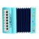 Musical toy A accordion "Musical Explosion", 13 keys, works on batteries, MIX color