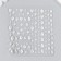 Stick plastic rhinestones "Leaves" 10.5x16 cm