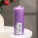 Candle - cylinder, 4 × 12 cm, 15 hours, lavender