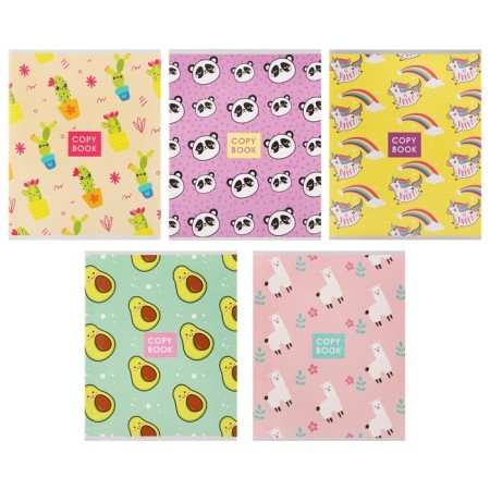 Notebook of 48 sheets in Calligrata Pattern cage, covered cardboard, block No. 2 is whitewash 75% (gray sheets), mix-2