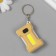 Light light on the ring "Directly yellow" shines, flashes, aaah2 pcs 3.7x5.2x1.5 cm