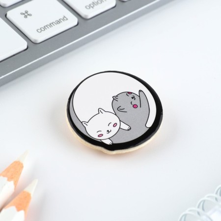 Gift set of "My soul mate", icon + keychain, 6.8 x 10.5 cm.-8