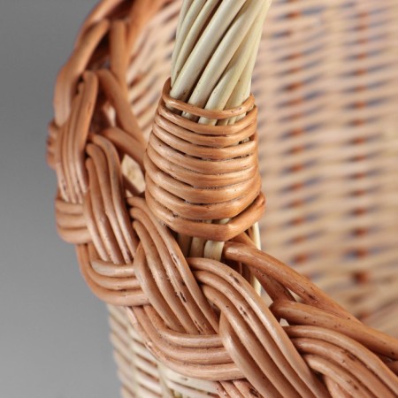 Basket "household", bottom = 33x24 cm, top = 40x31 cm, height = 19 cm, with a handle 38 cm-3