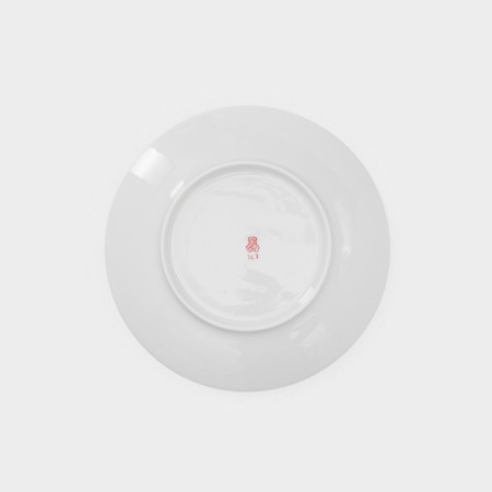 Set of porcelain plates for Sealife pizza, 7 objects, Mix drawing-13