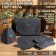 Set of bath portfolio 5 items "with a light steam, with a broom", gray