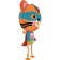 Foil ball 33 "Tigerenok superhero", walking figure