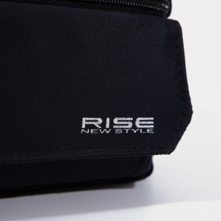 Lightning waist bag, 3 outer pockets, black color-3