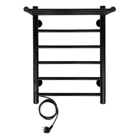 The electric heated towelputor "Sanprise" Aurora P6, 400x600 mm, left, black