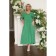 Women's dress, size 46, green color