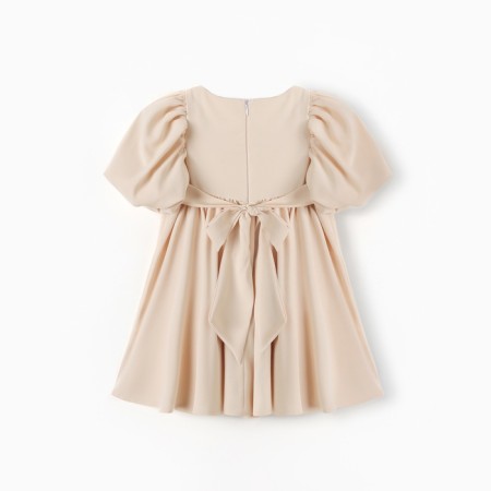 Платье для девочки, MINAKU :Party Dress, цвет молочный, рост 104 см-9