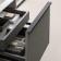 Profile handle Cappio RT001BL, l = 500 mm, m/o 288 mm, black color black