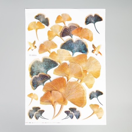 Interior plastic sticker 3D "Flower-Vera" 52x35 cm