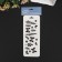 Plastic stencil "Butterflies and plants" 10 cm x25 cm