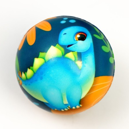 Soft ball "dinosaurics", color mix-3