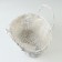 Wicker basket, 28 x 24 x 16/21 cm, white, willow
