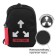 School backpack, ergonomic back Art Hype Your Time, 39x32x14 cm