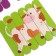 Puzzle. Collect 6 pictures "Farm", bilateral sticks