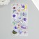 Plastic sticker "Friendly Cosmos" mix 22x10 cm