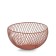 Vase for fruits, metal, terracott, 26.5 × 13.5 cm