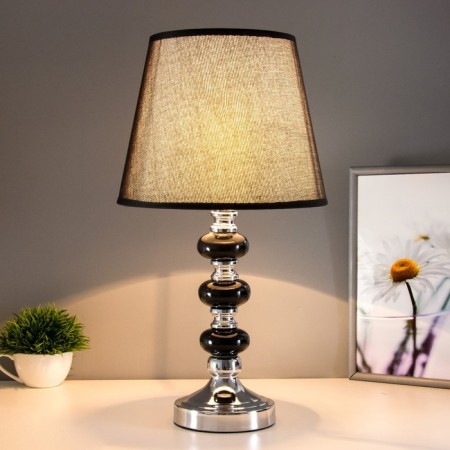 Ember desktop lamp 1x60W E27 Black 25x25x46 cm Risalux-1