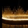 Chalice chandelier, 52W LED, Color Gold