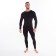 Male thermal underwear (longshit, pants), black color, size 46-48
