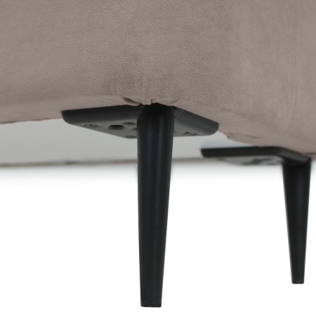 Pouffer "Muse 400", 410 × 410 × 450 mm, velor, coffee color-2