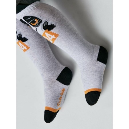 Pantyhose children's cotton CONTE KIDS TIP-Top, height 92-98 cm, dark gray color-2