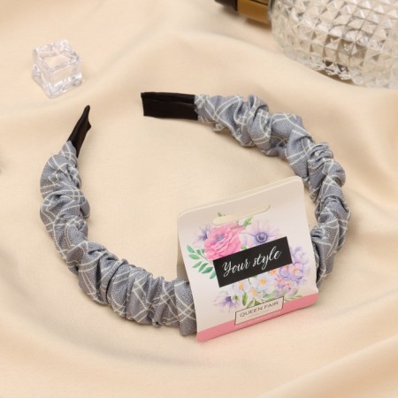 Brown hair rim, 2.5 cm, gray-1