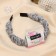 Brown hair rim, 2.5 cm, gray