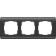 Frame for 3 posts WL12-FRAME-03 color graphite color, Material plastic