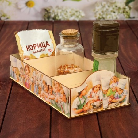 Box under the spices "cook", 25x13x7.5cm