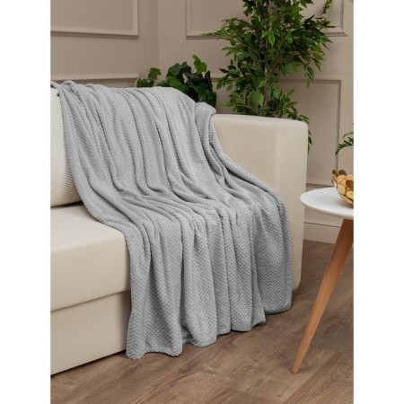 Texrepublic blanket, size 200x220 cm, gray color-3