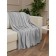 Texrepublic blanket, size 200x220 cm, gray color