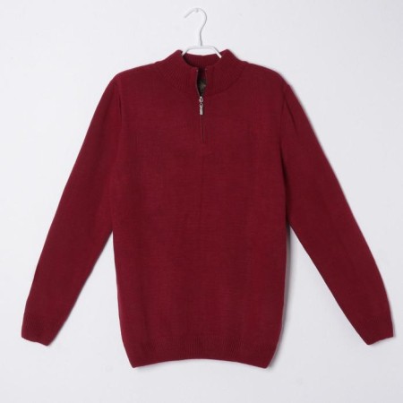 Cardigan male SL, 46, burgundy-3