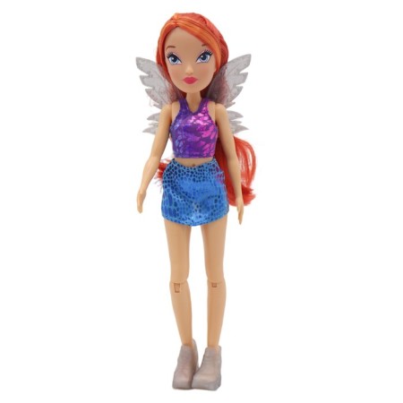 Winx Club "Bloom" hinge doll, with wings, 24 cm-1