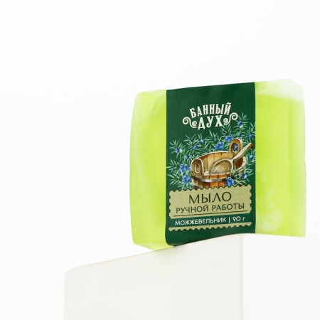Handmade soap, 90 g, juniper aroma, bath spirit-3