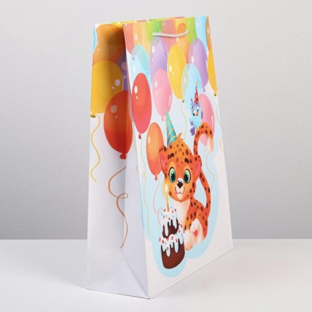 Gift package laminated, packaging, “Happy Birthday”, l 28 x 38 x 9 cm-3