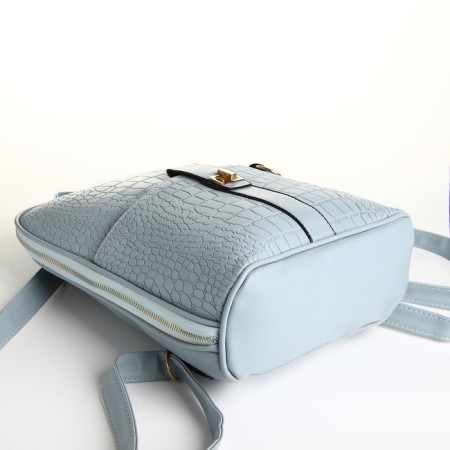 City backpack with lightning, blue color-2