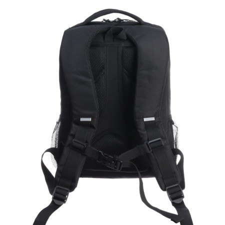 School backpack, 39 x 26 x 19 cm, Grizzly, ergonomic back, laptop department, black-4