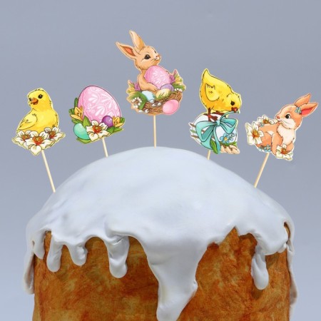 Set for decorating the cake "Happiness in the house", 11 x 16.5 cm