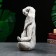 Figure "Hare Yoga" 25x19x10cm, Gray Stone
