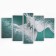 Carty clock wall modular "attraction", silent, 80 x 140 cm