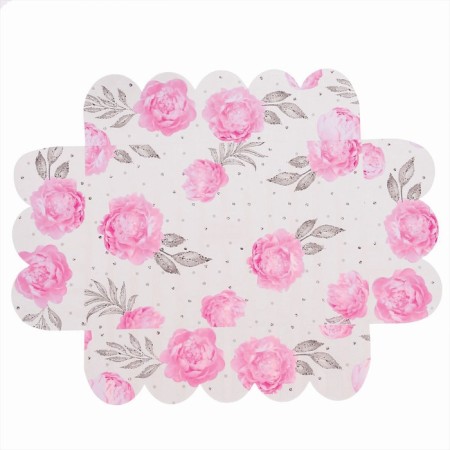 Cookie box, confectionery packaging with PVC lid, "tenderness", 20 x 30 x 8 cm-2